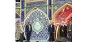تقریظ رهبر انقلاب بر کتاب معبد زیرزمینی با حضور رییس مجلس در رکن‌آباد میبد رونمایی شد